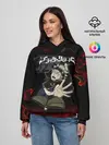 Женское худи / Аста в огне Чёрный клевер