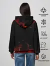 Женское худи / Аста в огне Чёрный клевер
