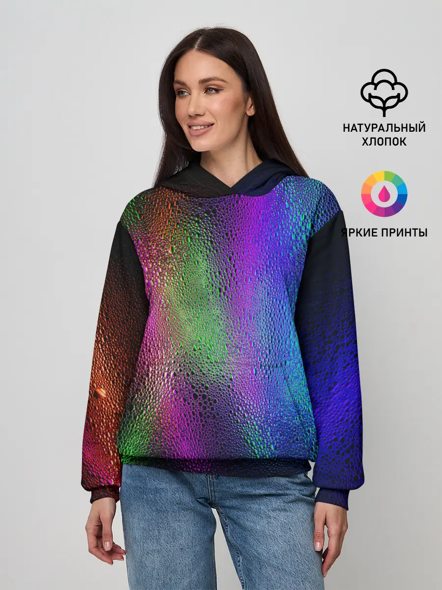 Женское худи / Neon Lights