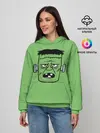 Женское худи / Зеленый Франкенштейн