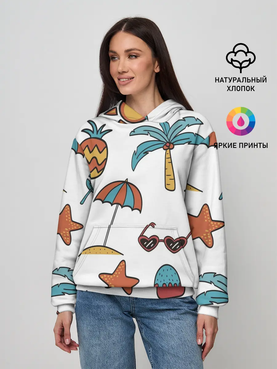 Женское худи / На отдыхе