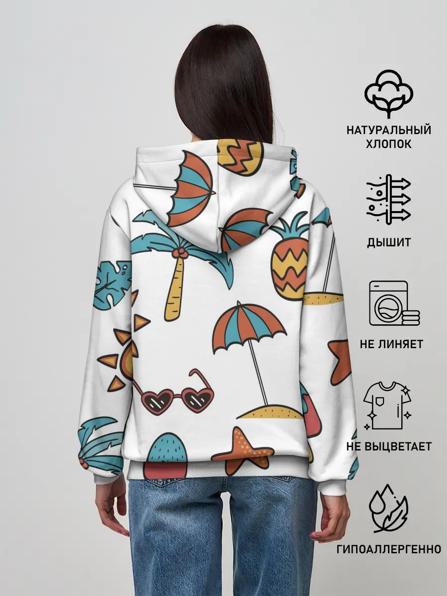 Женское худи / На отдыхе