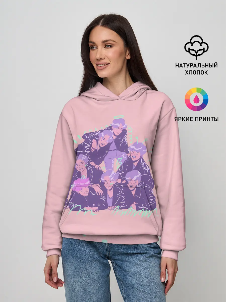 Женское худи / BTS Band