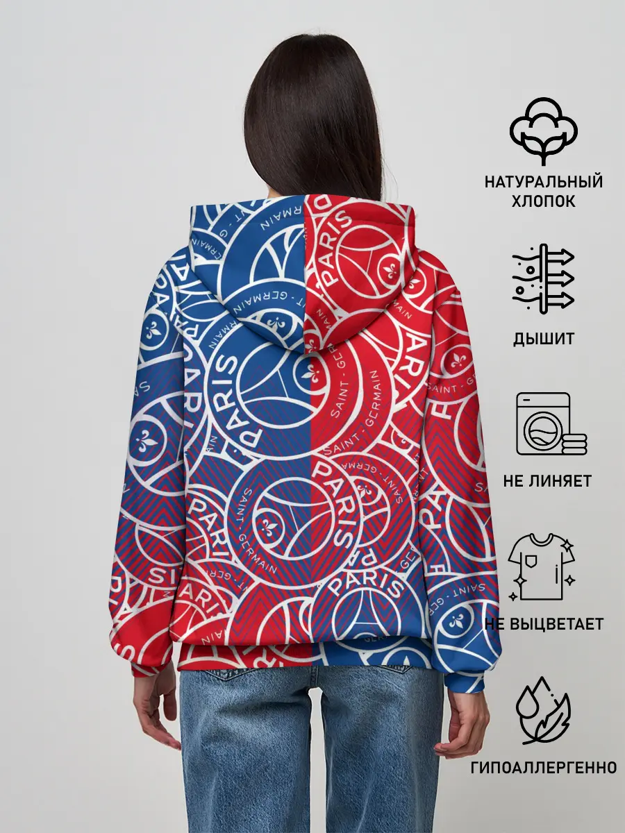 Женское худи / ФК ПСЖ / PARIS SAINT GERMAIN