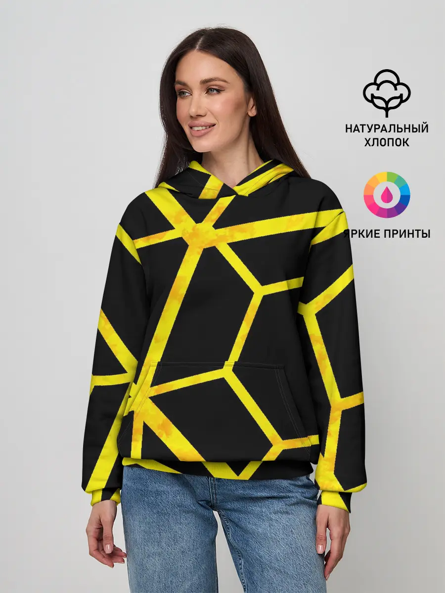Женское худи / Hexagon
