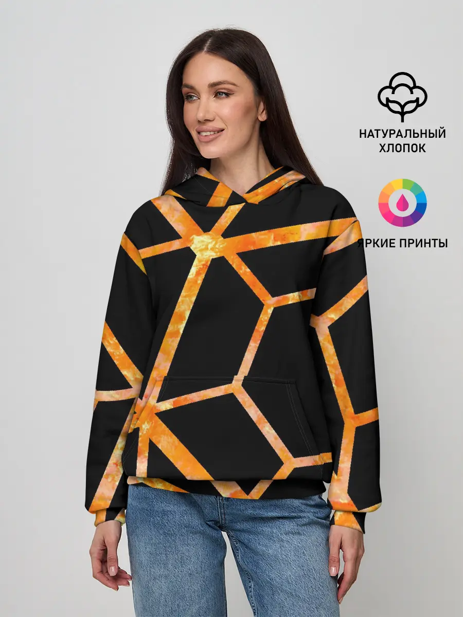 Женское худи / Hexagon