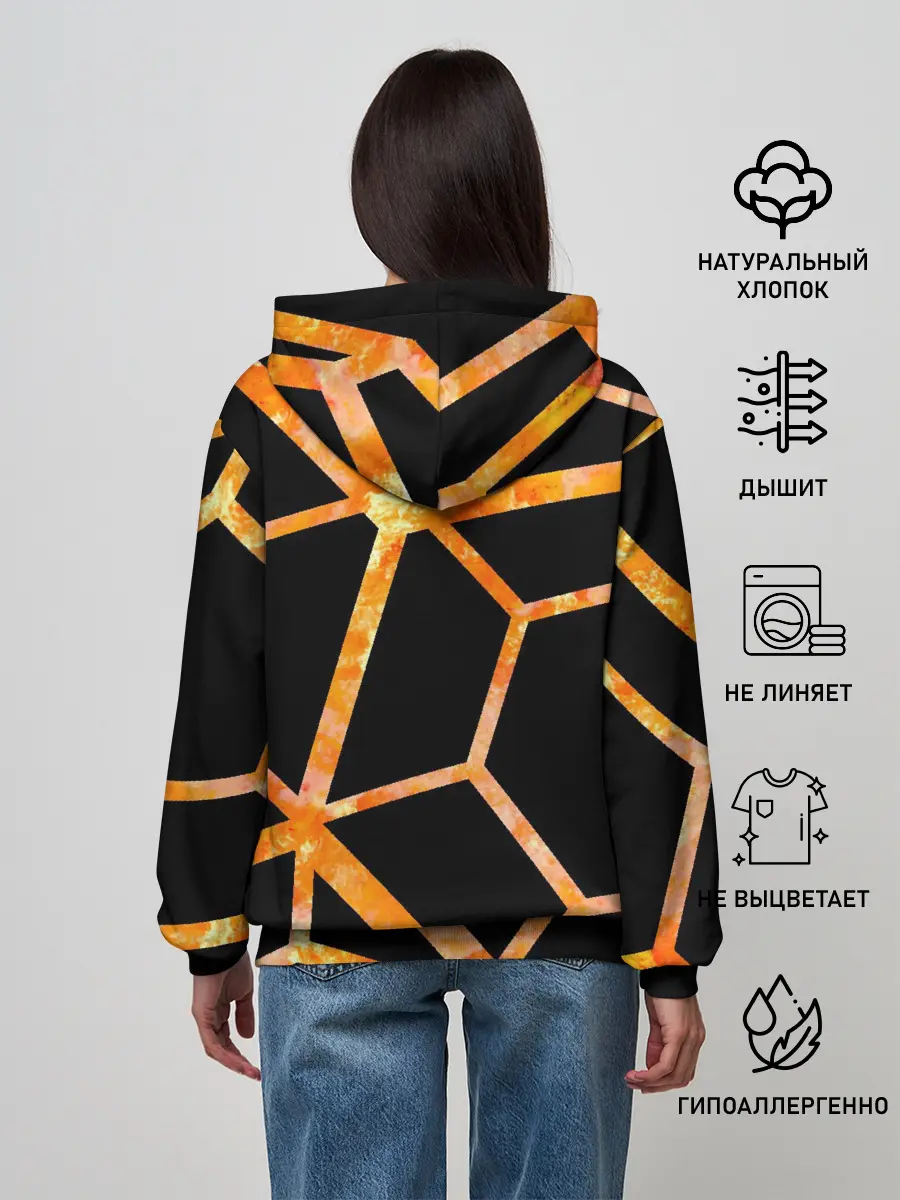 Женское худи / Hexagon