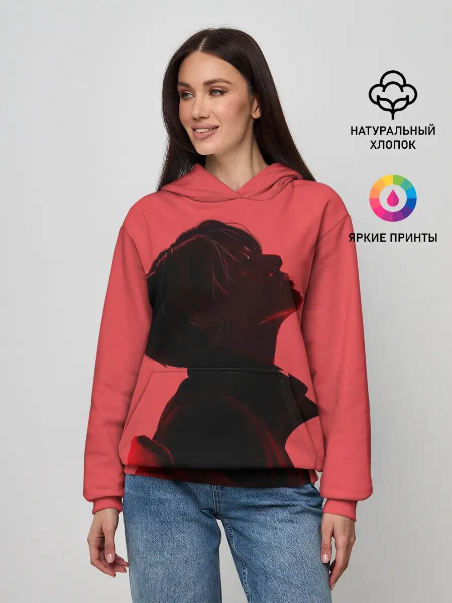 Женское худи / Pink Jungkook