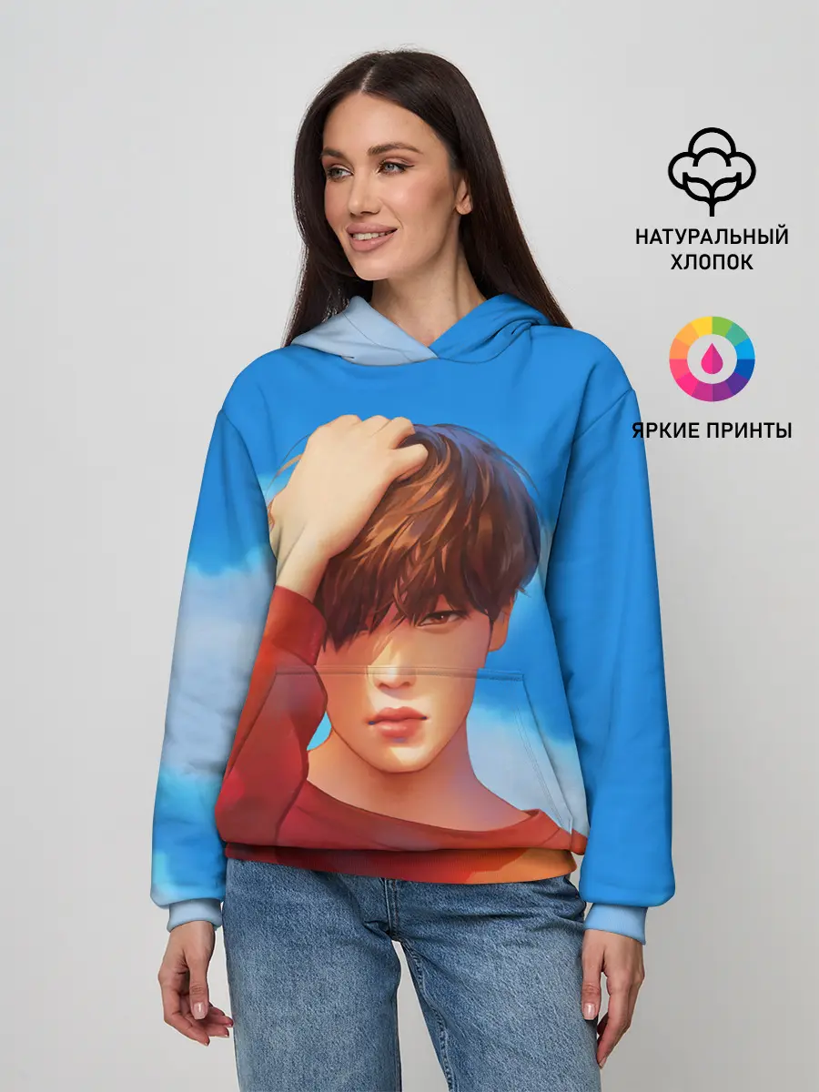 Женское худи / Park Jimin Art