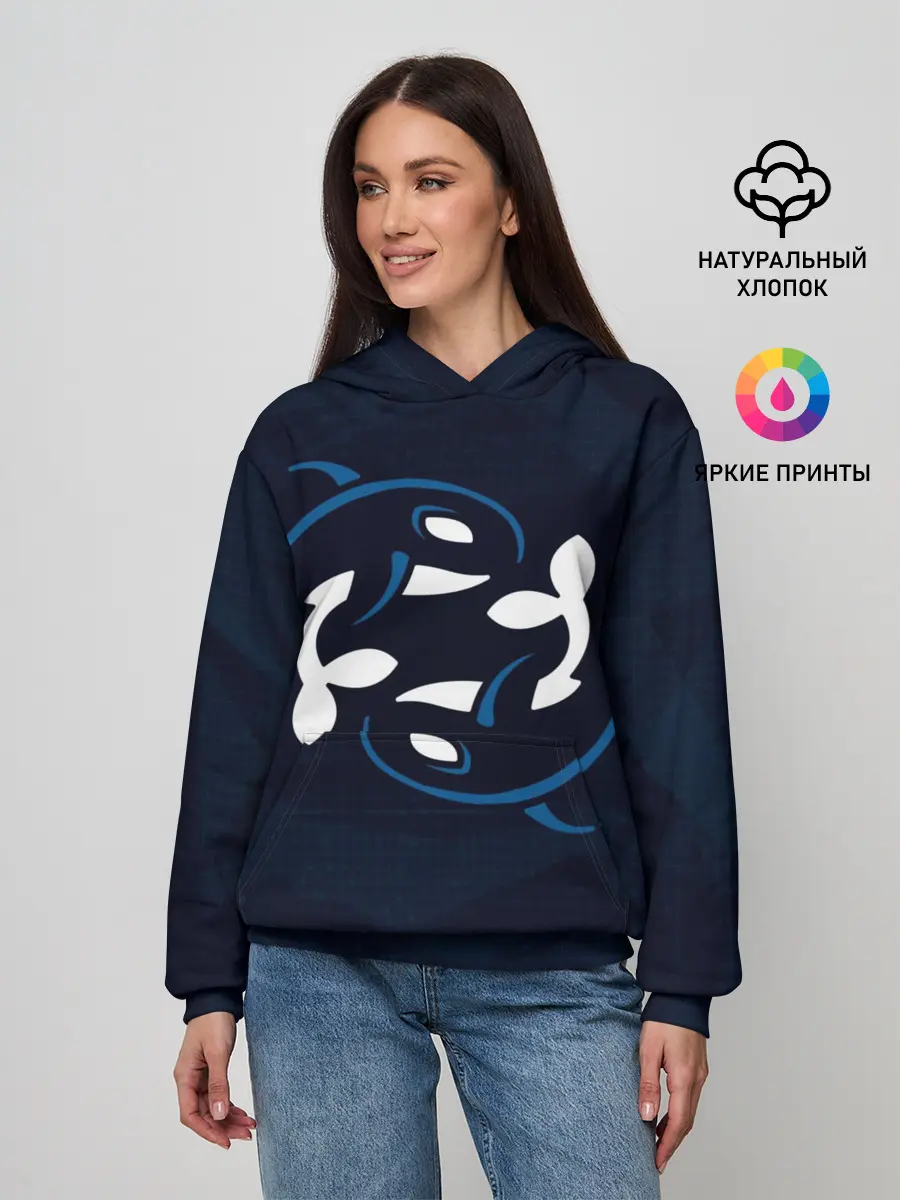 Женское худи / Косатки