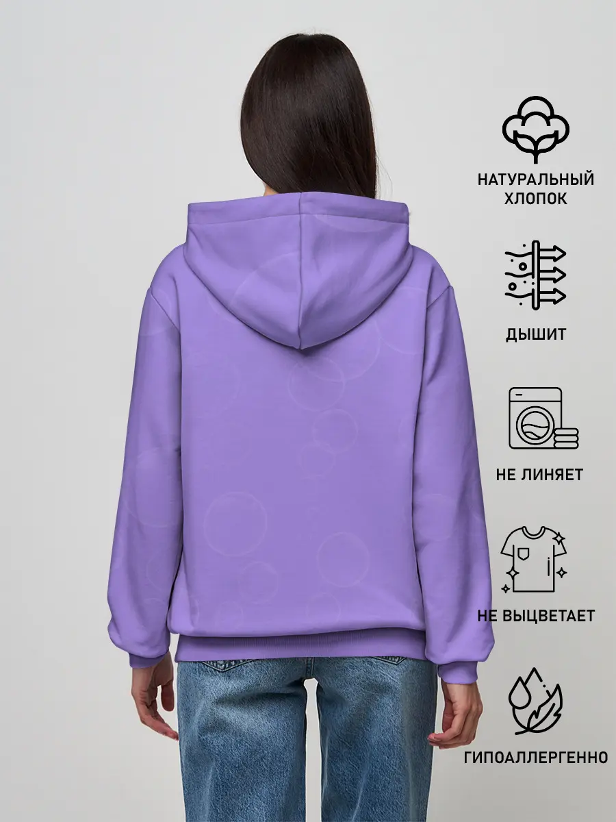 Женское худи / Осьминог милый