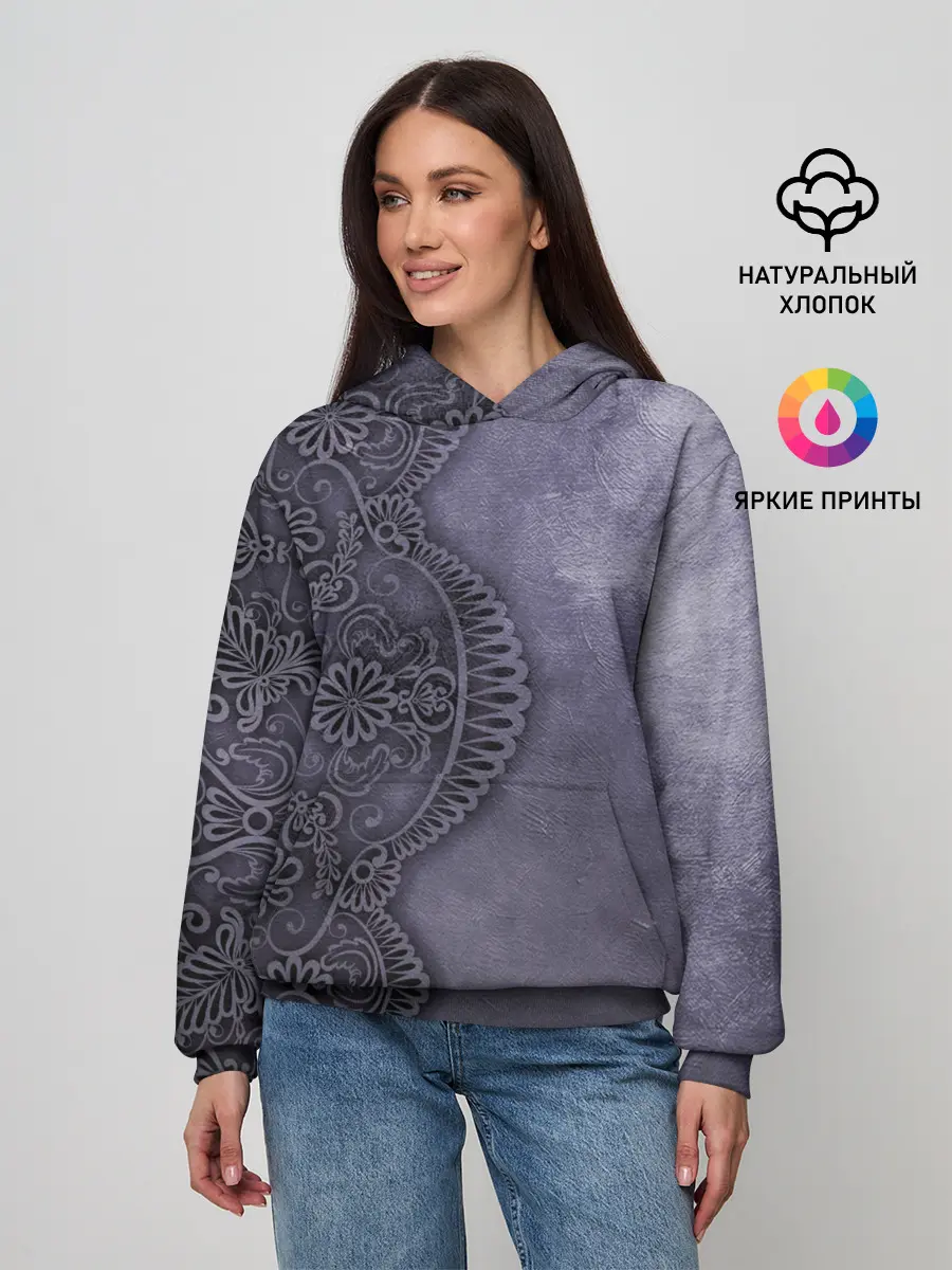 Женское худи / Кружевной Узор