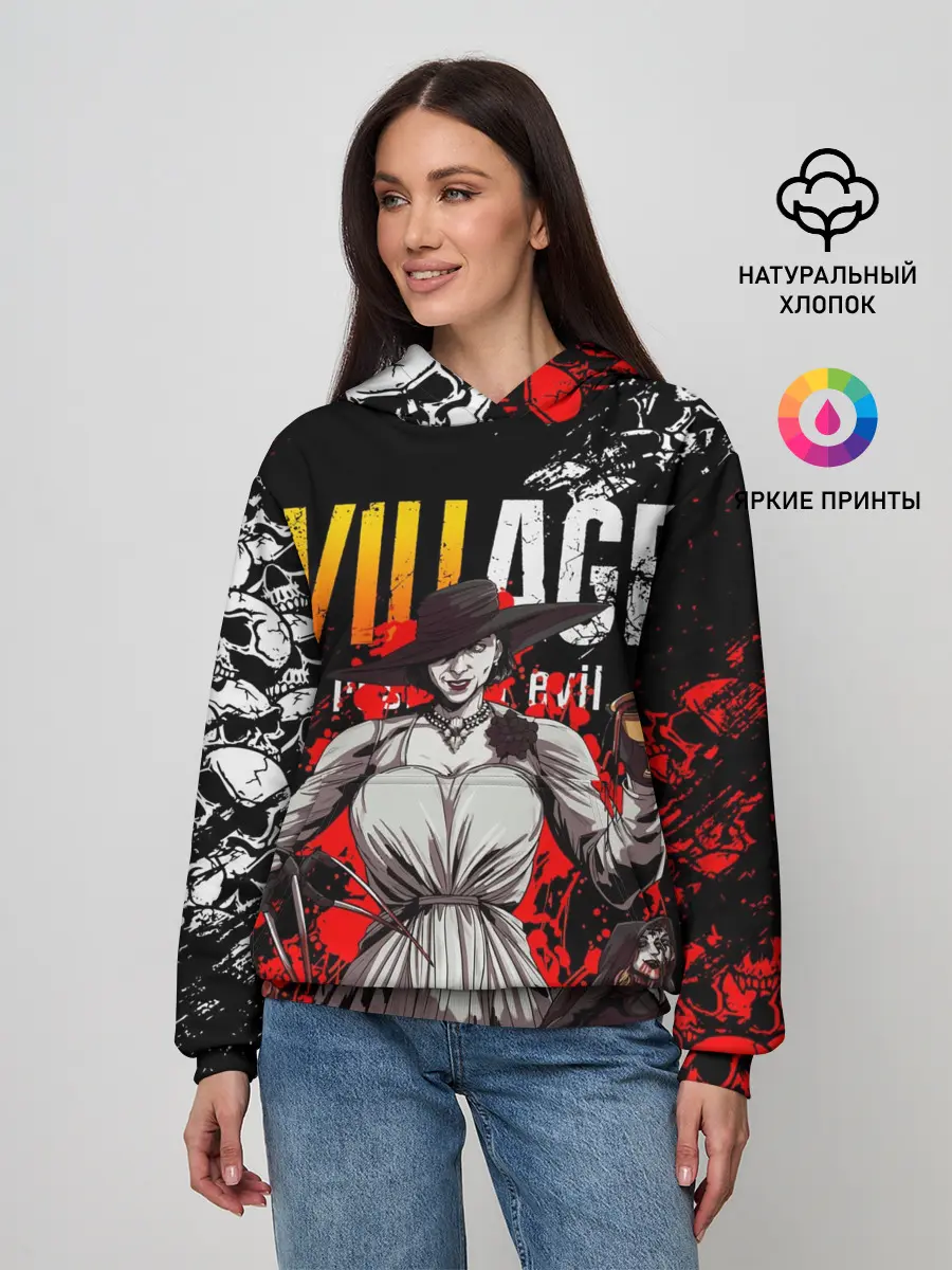 Женское худи / RESIDENT EVIL 8 / ДИМИТРЕСКУ