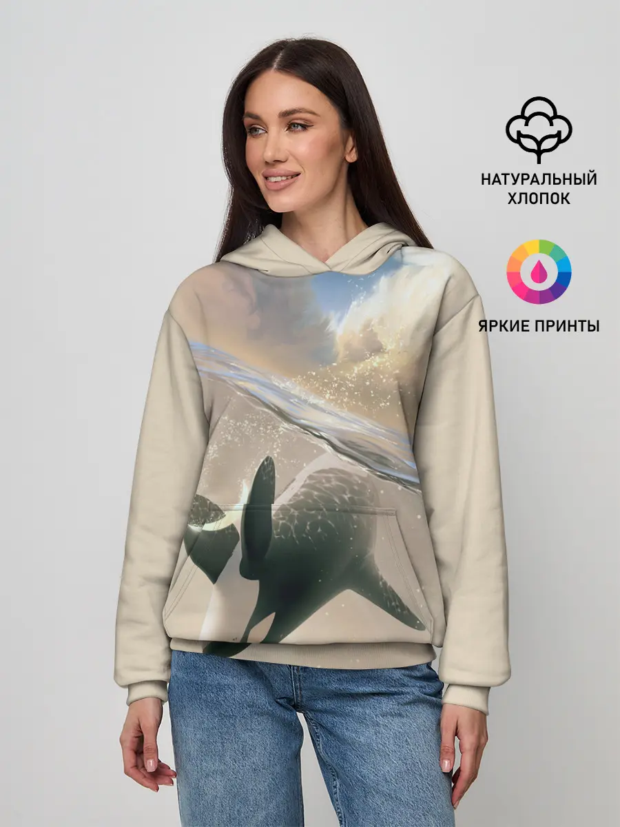 Женское худи / косатка