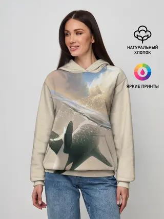 Женское худи / косатка