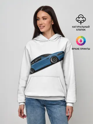 Женское худи / СиняЯ МашиНа