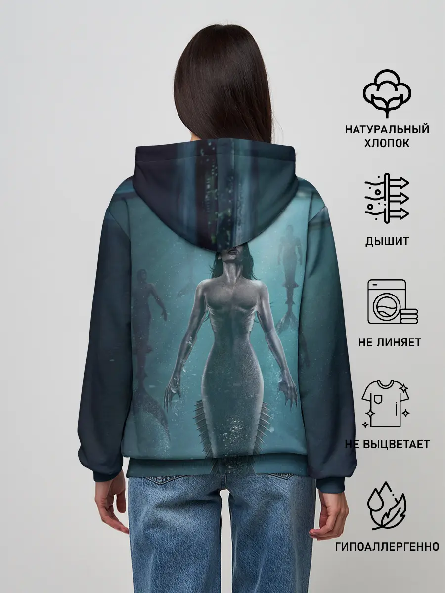 Женское худи / Русалка