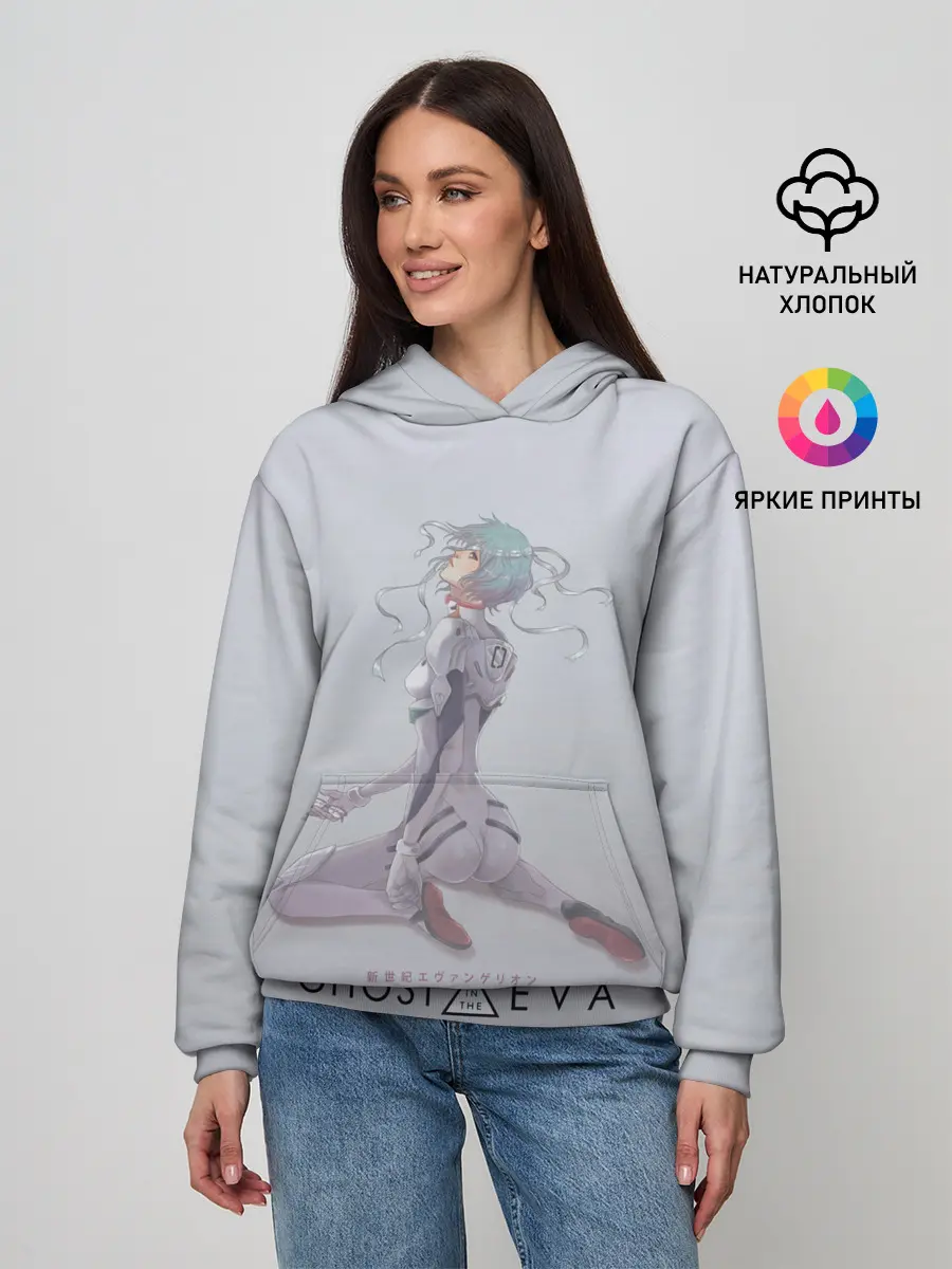 Женское худи / Ghost in the Eva