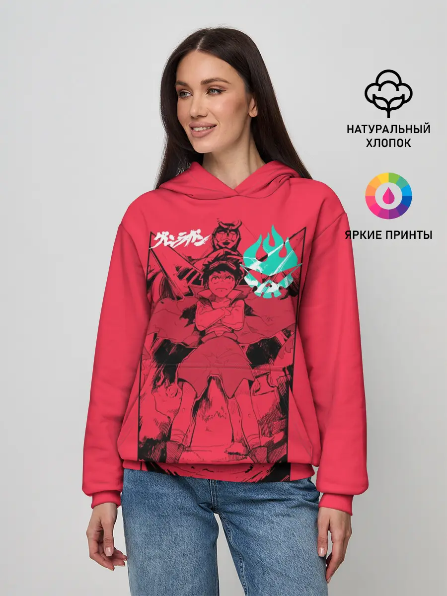 Женское худи / Гуррен Лаганн Симон