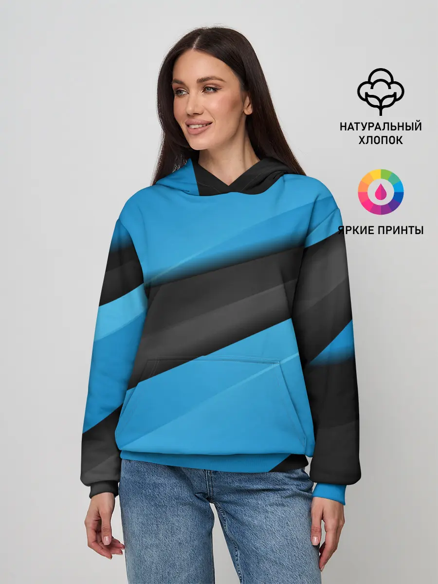 Женское худи / Blue Sport Style