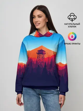 Женское худи / Одинокая вышка
