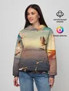 Женское худи / Чайки на воде