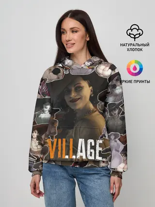 Женское худи / Dimitrescu stikers style