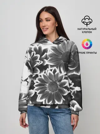 Женское худи / Цветочный Узор