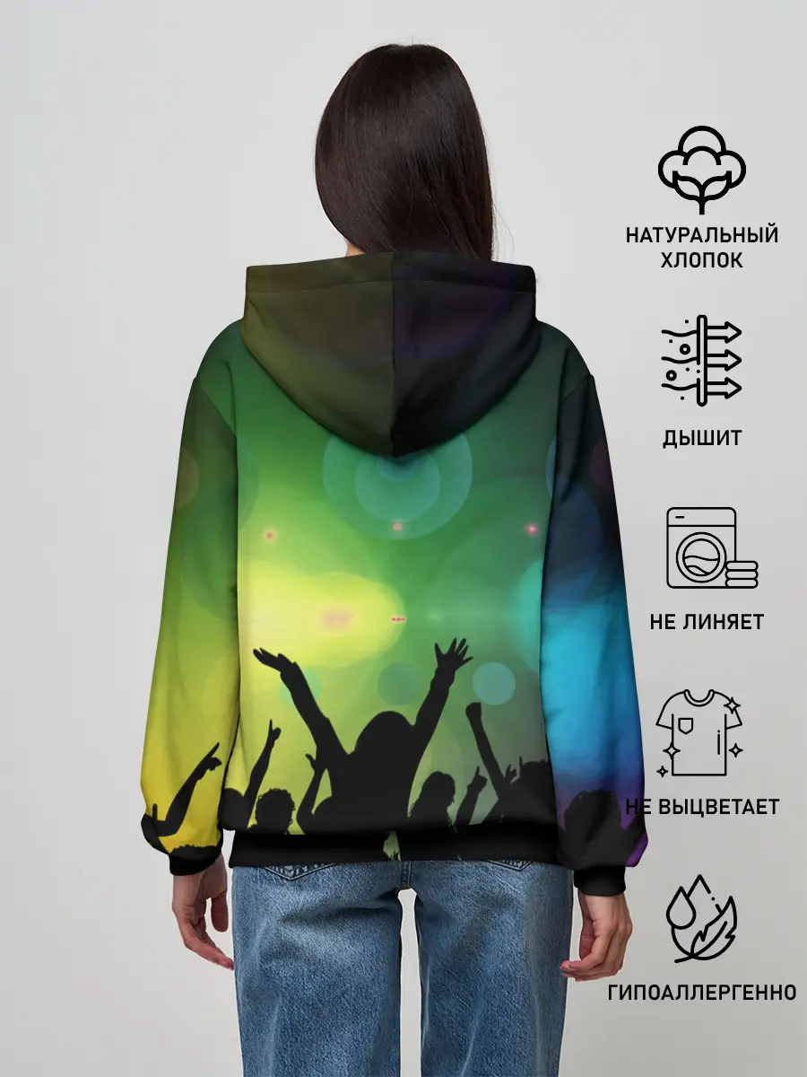 Женское худи / Неоновая Вечеринка