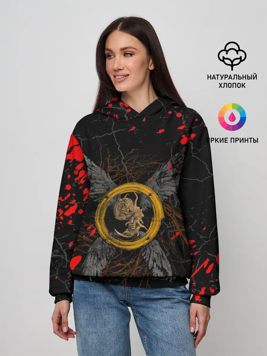 Женское худи / RESIDENT EVIL 8 / СИМВОЛИКА