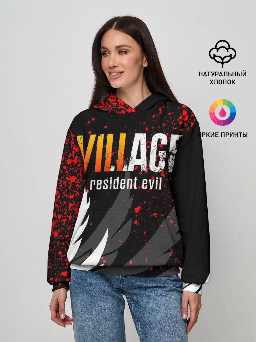 Женское худи / RESIDENT EVIL 8 VILLAGE