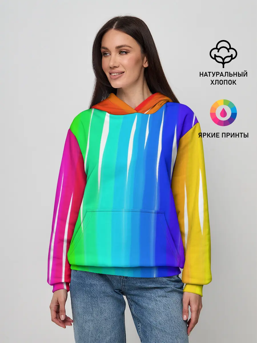 Женское худи / Перелив цвета