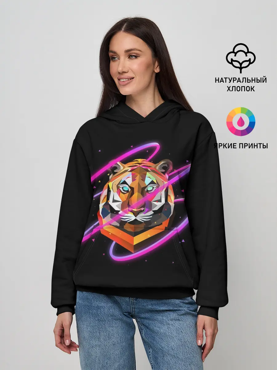 Женское худи / Тигр