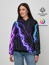 Женское худи / НЕОНОВАЯ МОЛНИЯ / ГРОЗА