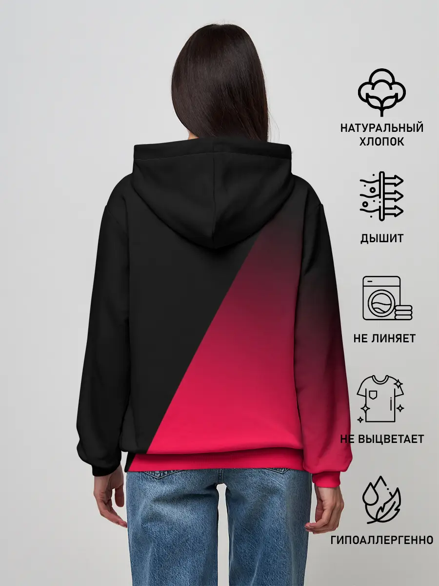 Женское худи / JUVENTUS / ЮВЕНТУС / НЕОН