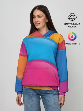 Женское худи / Candy rainbow
