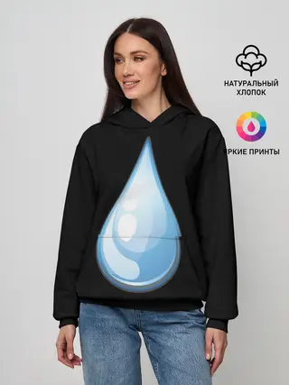 Женское худи / Капля воды