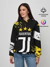 Женское худи / JUVENTUS / ЮВЕНТУС / КРАСКА