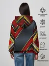 Женское худи / Black & Red 3D