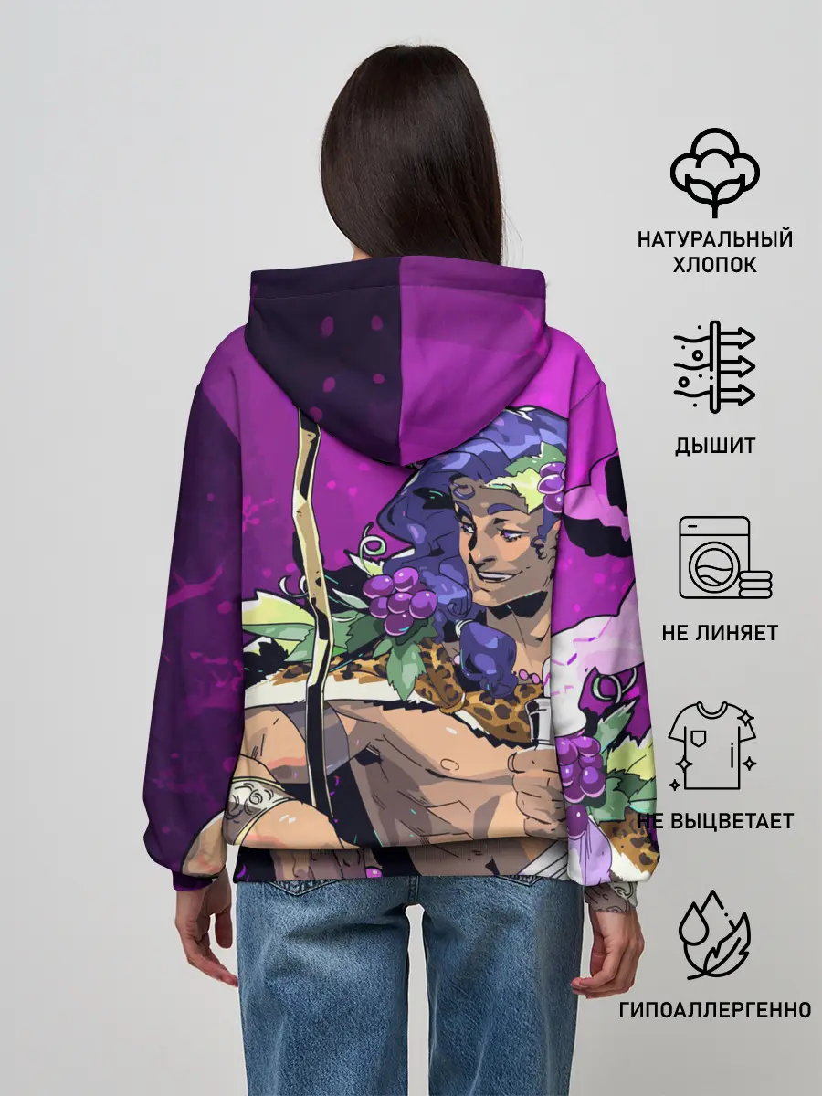 Женское худи / Бог виноделия Дионис