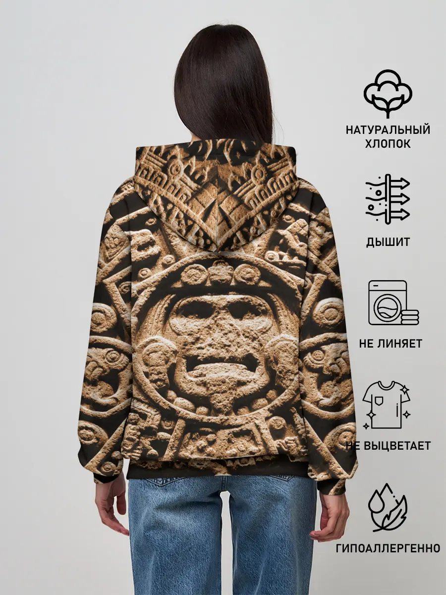 Женское худи / Ацтекский Календарь