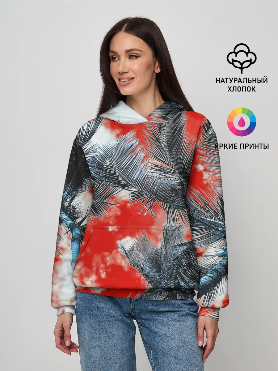 Женское худи / Tropics Inverted