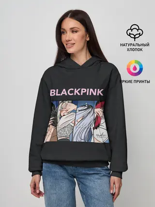 Женское худи / Hide eyes | Blackpink