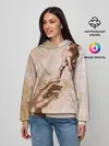 Женское худи / Микеланджело сотворение Адама