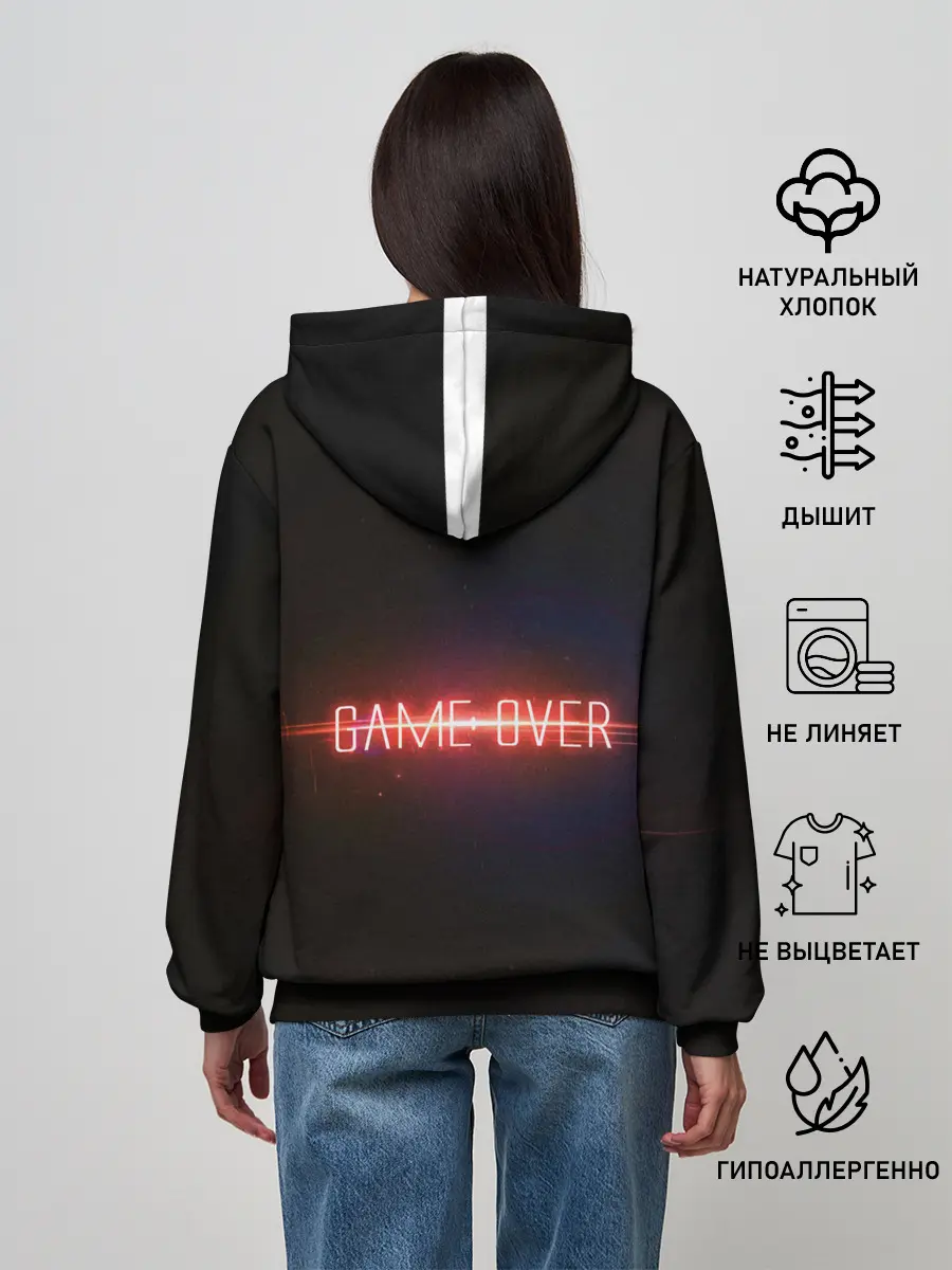 Женское худи / Старт - игра окончена