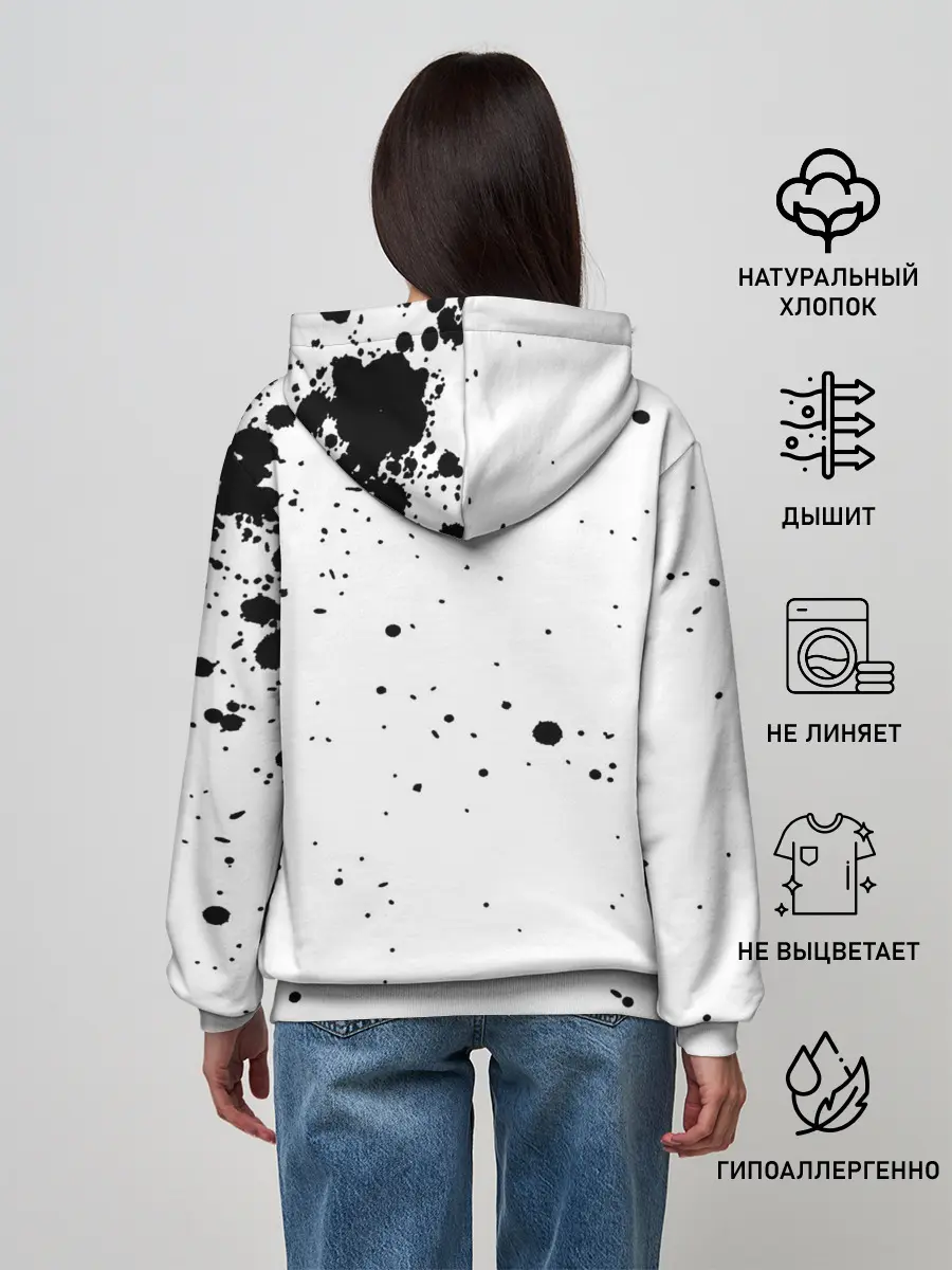 Женское худи / Аста | Юно Чёрный клевер