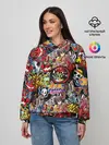 Женское худи / Логотипы Аниме Мультиков