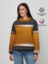 Женское худи / 3d gold / black