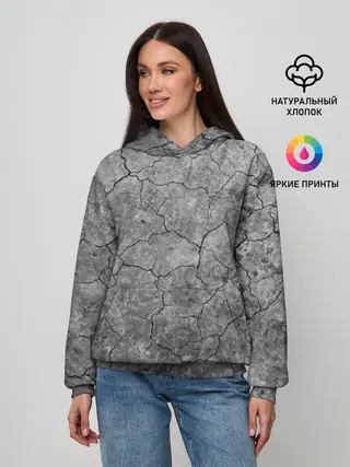 Женское худи / Трещины