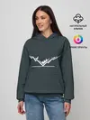Женское худи / Гора наоборот